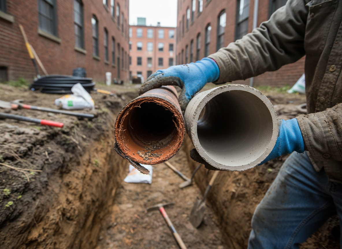 Orangeburg and Clay Sewer Pipe: What Is Under Older Streets and What Replaces It