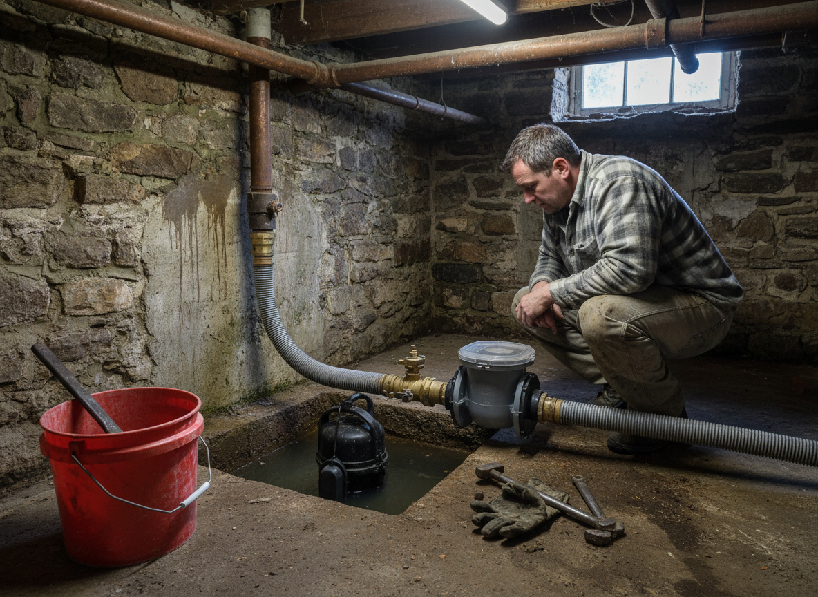 Sump Pumps, Check Valves and Backwater Valves: What Keeps a Basement Dry
